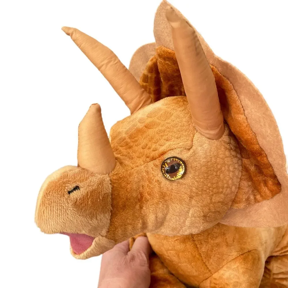 Build A Bear Plush Dinosaur Triceratops Stuffed Animal 2015 Retired BAB Toy READ